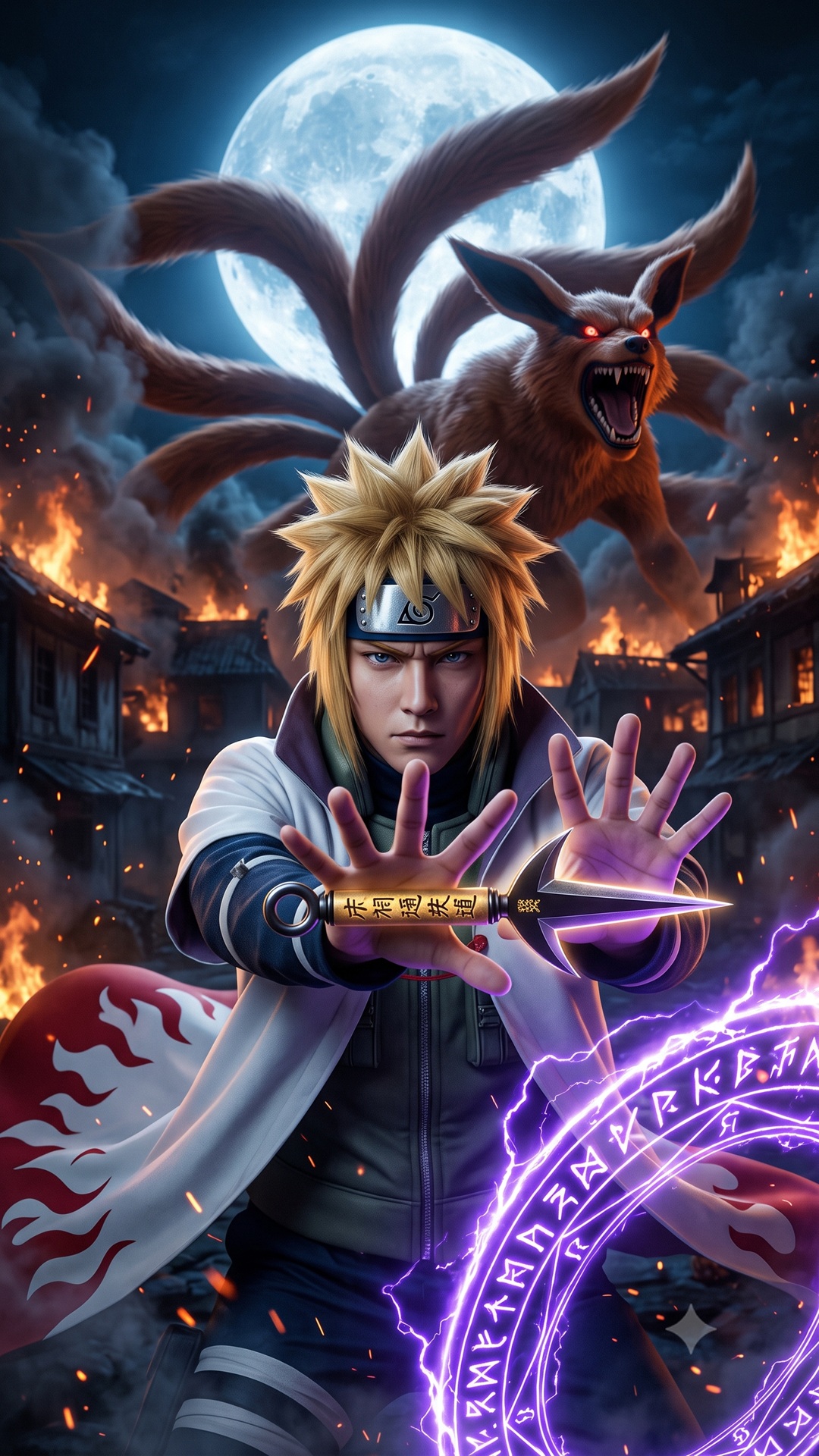 Minato Đại Chiến Cửu Vĩ